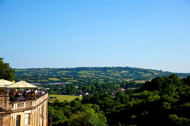 The terrrace of The White Lion bar offers stunning views over the Avon Gorge.