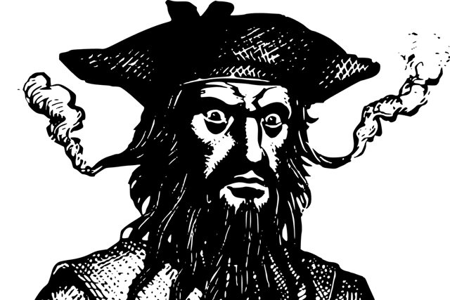 Historians believe Blackbeard aka Edward Teach was born in Bristol in the late 1600s.