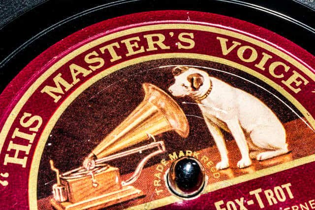 ‘Nipper’, a dog from Bristol, posed for a painting in the 1800s and went on to become the HMV motif.