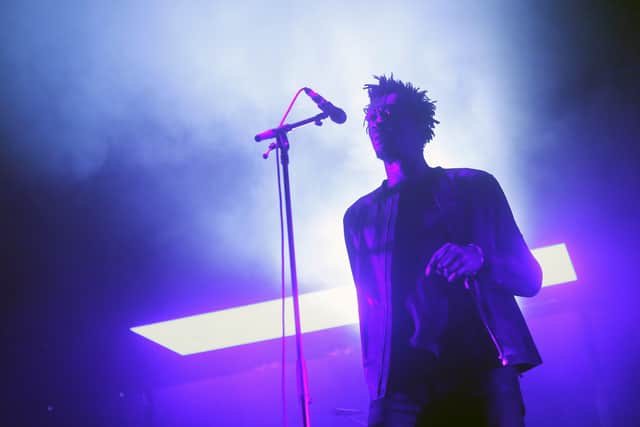 Bristol electronic music band Massive Attack performs live during Sonar advanced music ands arts festival at Fira de Barcelona.