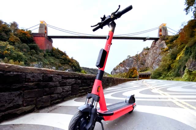 The e-scooter trial launched in Bristol in October 2020.