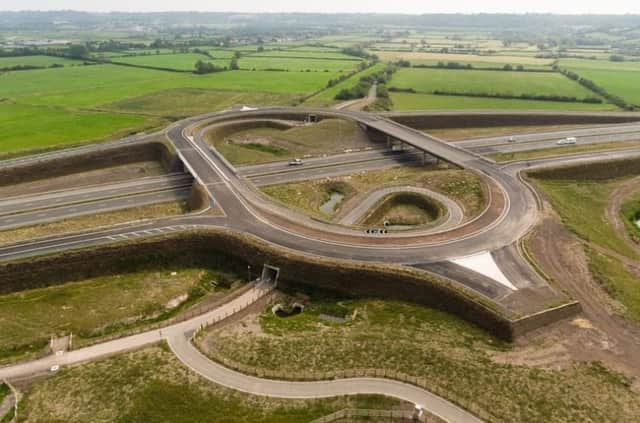 The £50 million junction on the M49 in Severn Beach was built nearly two years ago
