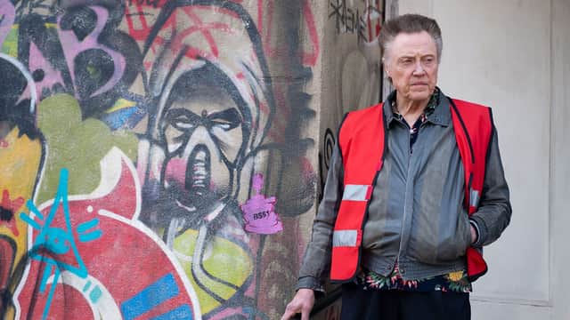 Christopher Walken plays Frank in new series The Outlaws which is set in Bristol.