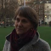 Bristol’s public health director Christina Gray outside Bristol City Hall