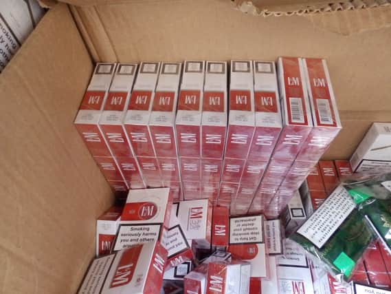Illegal tobacco seized by Bristol trading standards at International Zabka and Ezee Shop in September 2021