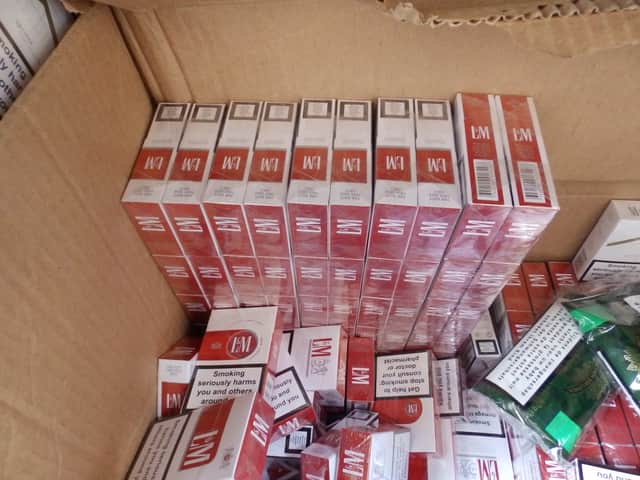 <p>Illegal tobacco seized by Bristol trading standards at International Zabka and Ezee Shop in September 2021</p>
