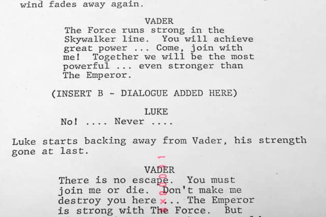 Star Wars: Empire Strikes Back script among Darth Vader actor David ...