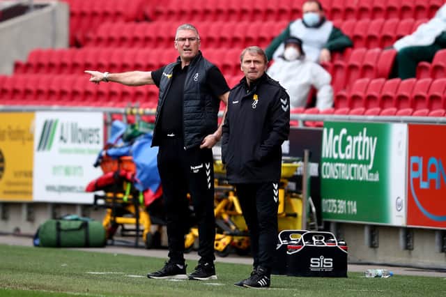 Keith Downing won’t be in the dugout with Nigel Pearson anymore. (Photo by Marc Atkins/Getty Images)