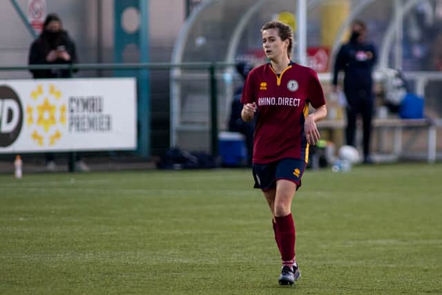 Chloe Bull was at Cardiff Met before joining Bristol City Women. (Pic by Lewis Mitchell/FAW)