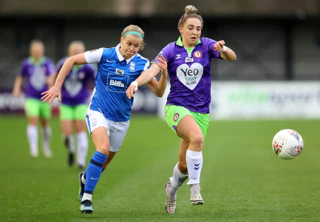 <p>Aimee Palmer is excelling for Bristol City right now. (Photo by Naomi Baker/Getty Images)</p>