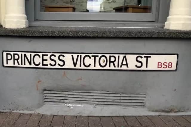 Princess Victoria Street (Pic from BristolWorld) 