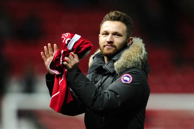 Matty Taylor reached double figures in every season he played at Bristol Rovers. (Photo by Harry Trump/Getty Images)