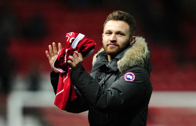 Matty Taylor reached double figures in every season he played at Bristol Rovers. (Photo by Harry Trump/Getty Images)
