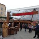 A security guard at the Christmas Market in Broadmead was attacked 