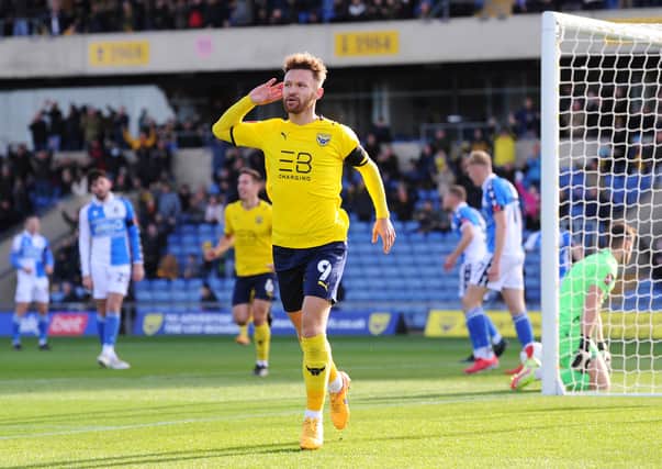 Matty Taylor haunted his former club with a goal on Sunday. (Photo by Alex Burstow/Getty Images)