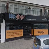 Blue Ginger in Whitchurch received a one-star rating 
