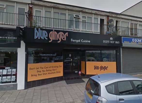 Blue Ginger in Whitchurch received a one-star rating 