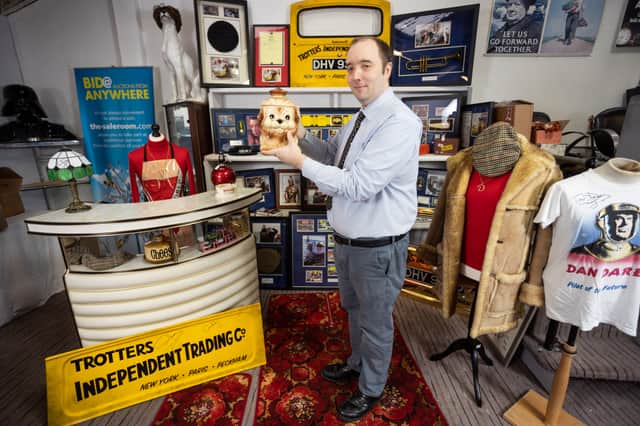 The collection went live this week after being catalogued by East Bristol Auctions, who have so many items they say they have been able to ‘recreate’ Del-Boy’s flat in their showroom. 