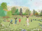 An artist’s impression of what the Bristol Zoo Gardens could look like once opened to the public.