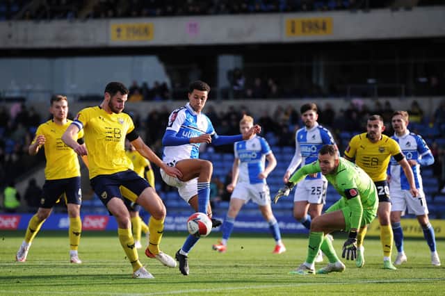 Bristol Rovers are hoping to cause an FA Cup upset at the Mem tomorrow. (Photo by Alex Burstow/Getty Images)