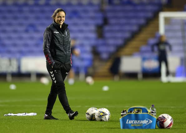Lauren Smith is Bristol City’s manager after succeeding Matt Beard and Tanya Oxtoby. (Photo by Catherine Ivill/Getty Images)
