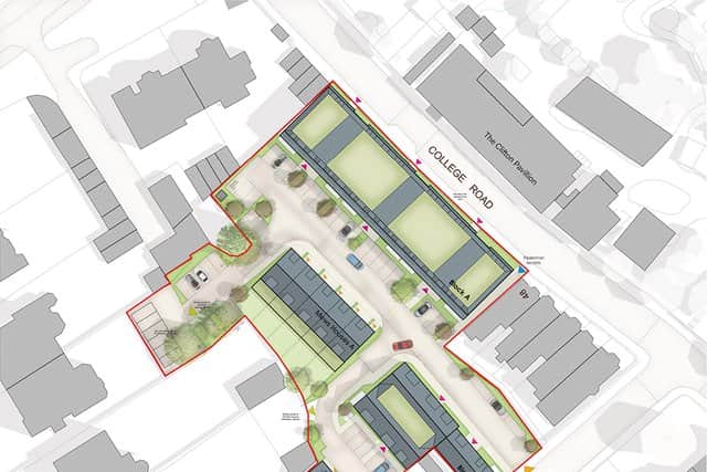The housing develoment planned for the West Car Park site.