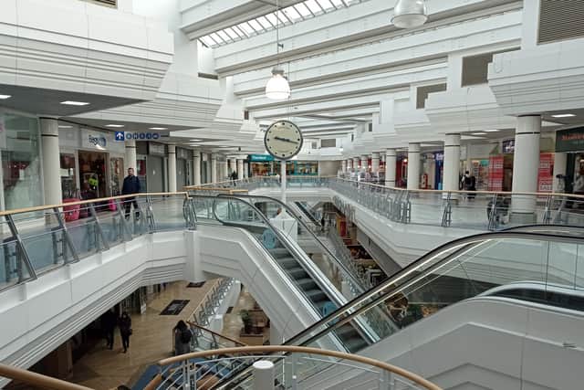 Around one in five retail units at The Galleries are currently empty