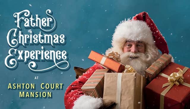 Ashton Court offers a 20 minute interactive experience with Father Christmas
