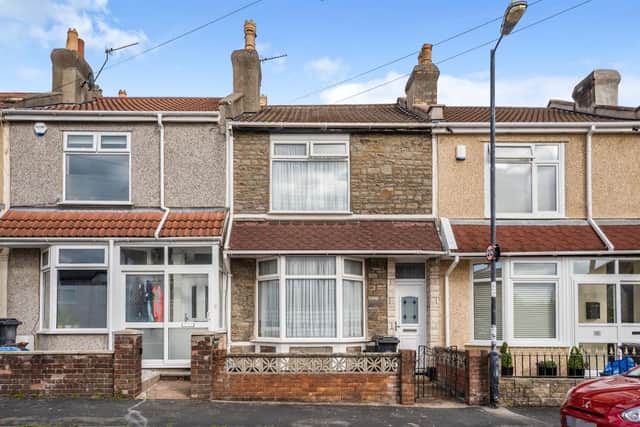 A three-bedroomed terrace in Kingswood.