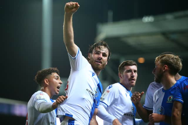 Ben Brereton-Diaz continued his fine goal scoring form with an equaliser for Rovers. (Photo by Alex Livesey/Getty Images)