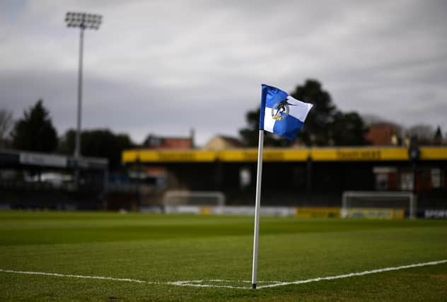Bristol Rovers and its fans paid tribute to Dontae Davis. (Photo by Harry Trump/Getty Images)