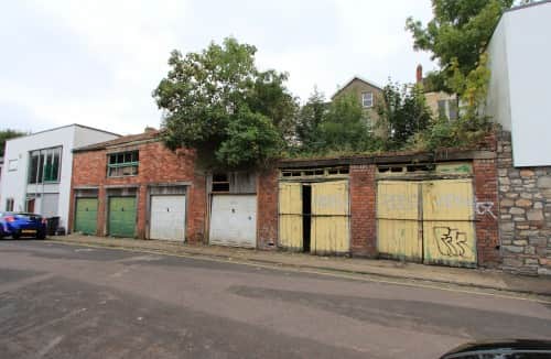 This block of six garages in Cotham sold for £289,500