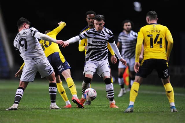 Mathew Stevens is excelling for Forest Green Rovers right now. (Photo by Alex Burstow/Getty Images)