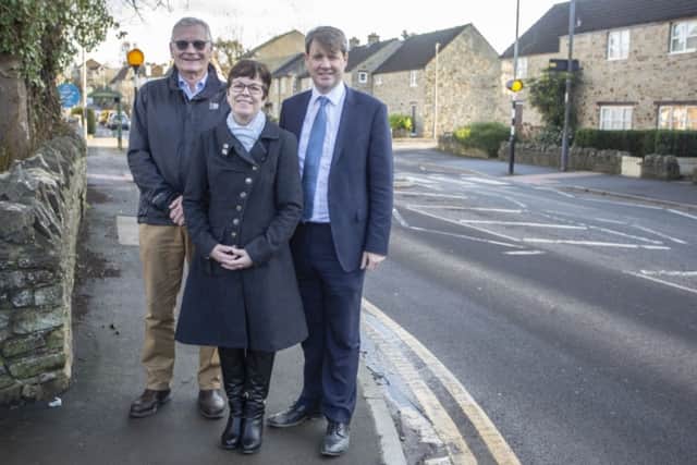 Councillors Paul Hughes and Erica Williams, and Kingswood MP Chris Skidmore, launched a petition to save Number 18 bus service