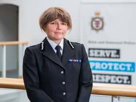 Chief Constable of Avon and Somerst Police, Sarah Crew. Photo: Neil Phillips.