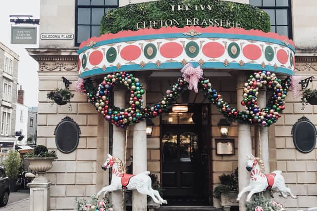 Look out for the merry-go-round cocktails and adult hot chocolates at The Ivy