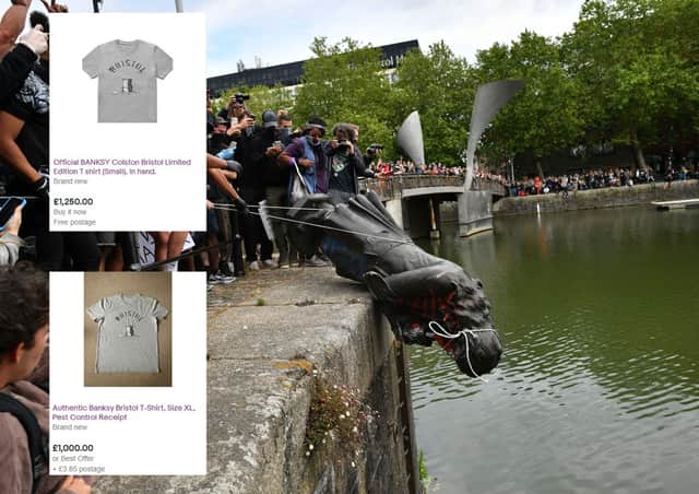 The souvenir t-shirts are already going on eBay, priced above £1,000