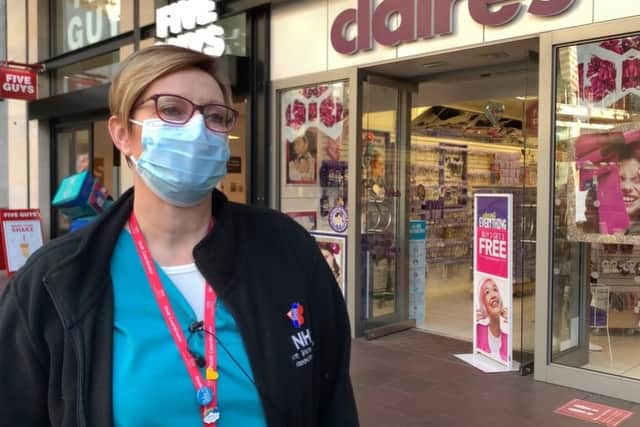 Heather Tyler, shift supervisor at the Cabot Circus clinic, said the centre closed to walk-ins due to safety concerns