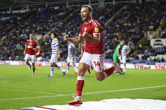 Andreas Weimann was by far the best performer for Bristol City tonight. (Photo by Catherine Ivill/Getty Images)