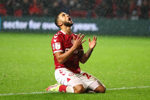 A frustrating day at the office for Bristol City as they surrendered a one-goal lead. (Photo by Marc Atkins/Getty Images)