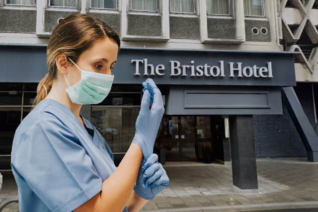 The Bristol Hotel will be used as a care facility to relieve pressure on nearby hospitals