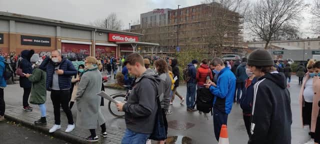 People have been rushing to get the booster jab before Christmas, with more than 1,000 queuing at Bristol Rapid Testing Centre on Tuesday last week.