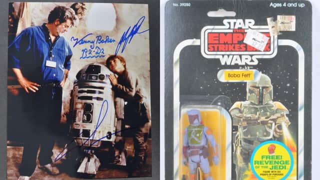 <p>Star Wars collection goes up for auction in Bristol.</p>