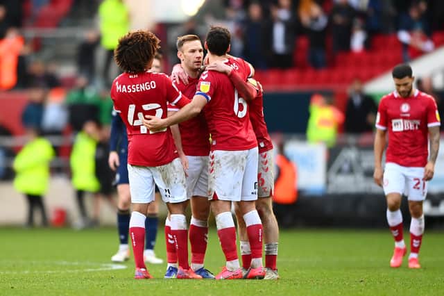 There was reason to celebrate as Bristol City won their first match of the New Year. (Photo by Alex Davidson/Getty Images)