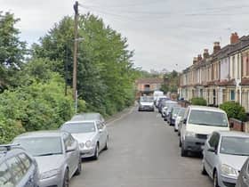 The man was found in Gatton Road in St Werburghs