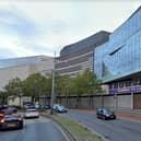 The woman was injured following the incident near Showcase Cinema De Lux at Cabot Circus