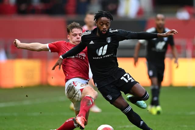 Cameron Pring was Bristol City’s best performing player today. (Photo by Dan Mullan/Getty Images)