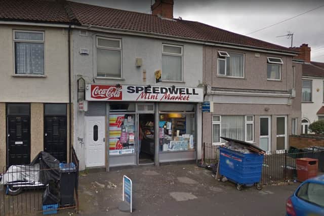  Speedwell Mini Market before it closed - it was used as a hub by an organised crime group, a licencing hearing heard