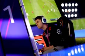  Lev Vinken (FaZe Lev) of FaZe clan competes in the Finals of the FIFA eClub World Cup 2019 - Knockout Stage & Final on February 10, 2019 in London, England (Photo by Clive Rose/Getty Images)