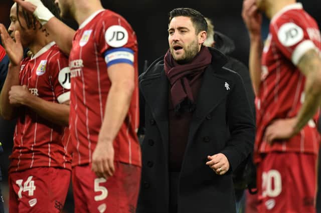 Lee Johnson took Bristol City to a Carabao Cup semi-final and two top-half finishes. (OLI SCARFF/AFP via Getty Images)